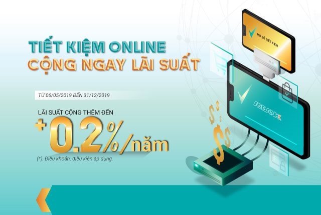 ABBANK tặng thêm lãi suất tiền gửi tiết kiệm online mừng sinh nhật 26 năm