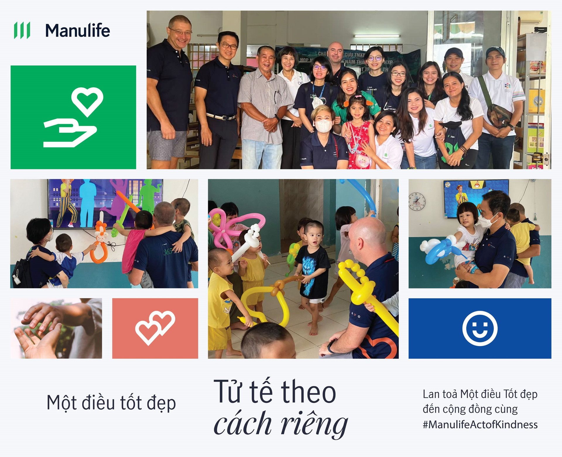 Manulife Việt Nam thúc đẩy nhân viên làm điều tốt trong cộng đồng với chiến dịch ‘Một điều tốt đẹp’