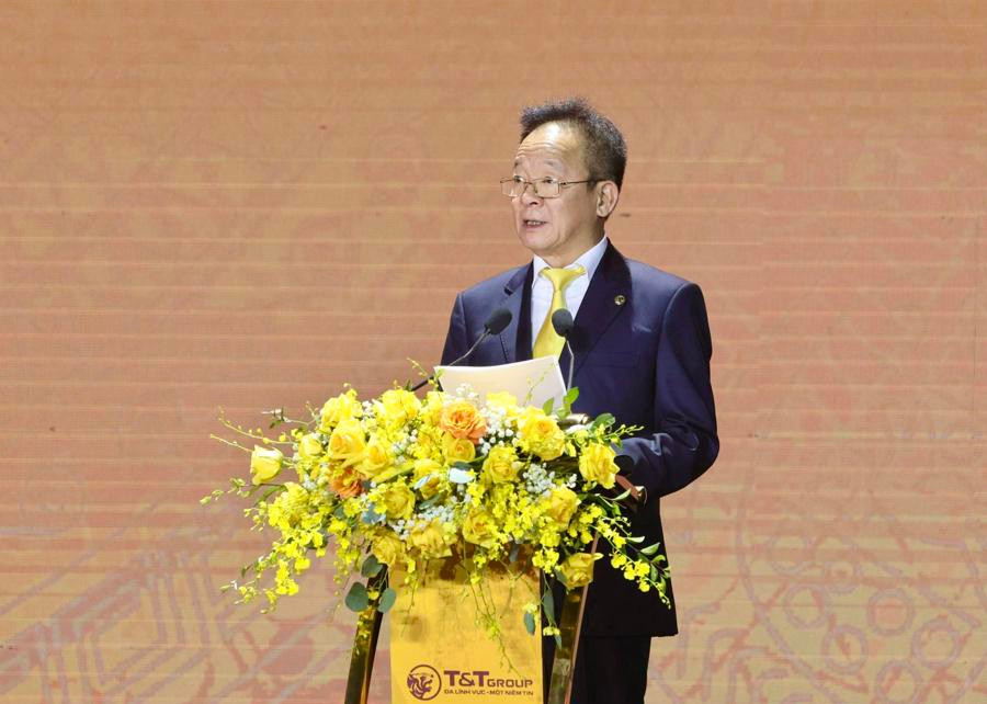 Ông Đỗ Quang Hiển, Nhà sáng lập, Chủ tịch Ủy ban Chiến lược Tập đoàn T&T Group phát biểu.