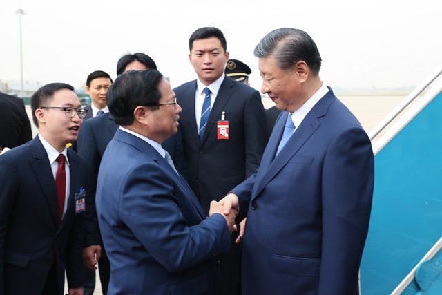 Tổng Bí thư Nguyễn Phú Trọng chủ trì lễ đón cấp Nhà nước Tổng Bí thư, Chủ tịch Trung Quốc Tập Cận Bình- Ảnh 13.
