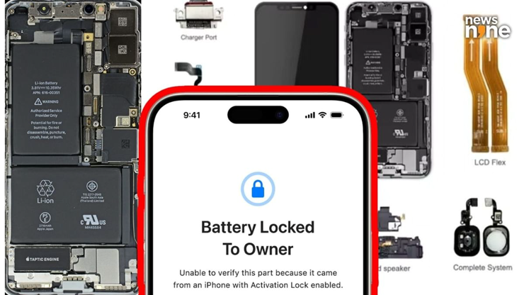 iOS 18 có khả năng khóa kích hoạt các linh kiện bên trong iPhone.