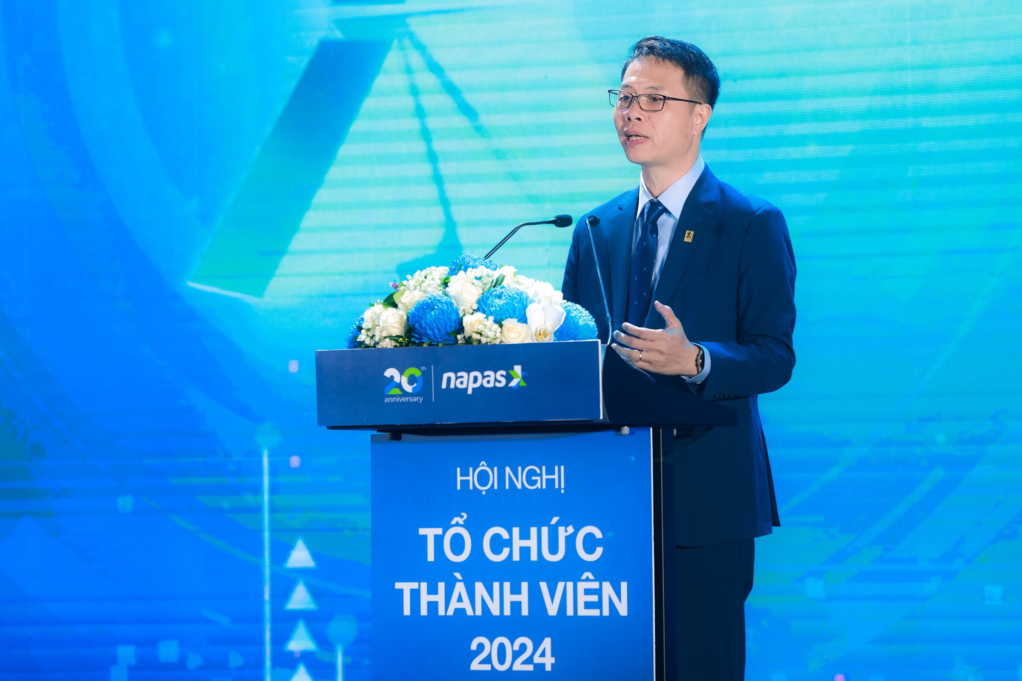 Ông Nguyễn Quang Hưng – Chủ tịch HĐQT NAPAS phát biểu tại sự kiện