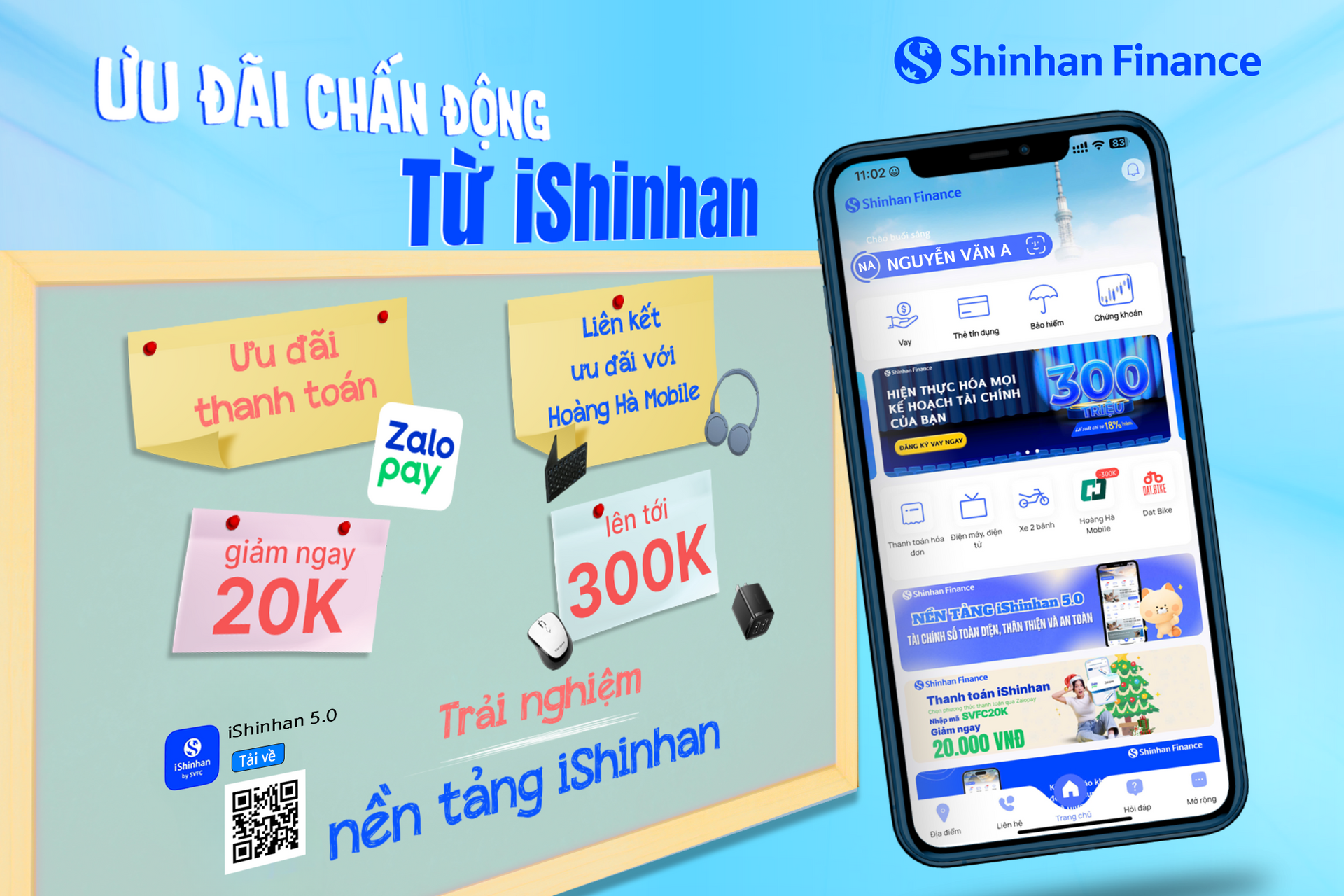 Shinhan Finance tung hàng ngàn ưu đãi nhân dịp ra mắt nền tảng tài chính số iShinhan 5.0