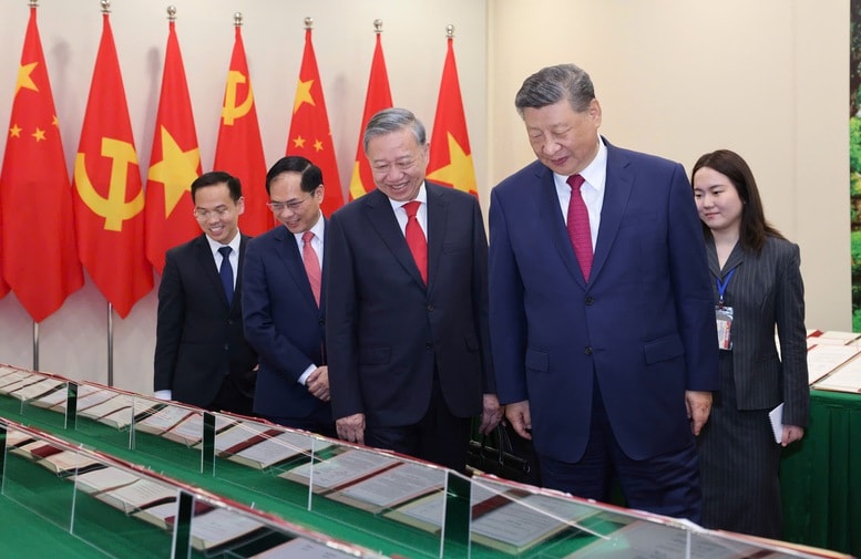 Tổng Bí thư Tô Lâm hội đàm với Tổng Bí thư, Chủ tịch nước Trung Quốc Tập Cận Bình- Ảnh 6.