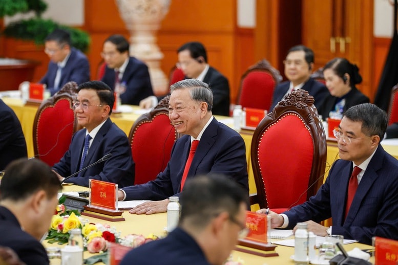 Tổng Bí thư Tô Lâm hội đàm với Tổng Bí thư, Chủ tịch nước Trung Quốc Tập Cận Bình- Ảnh 3.