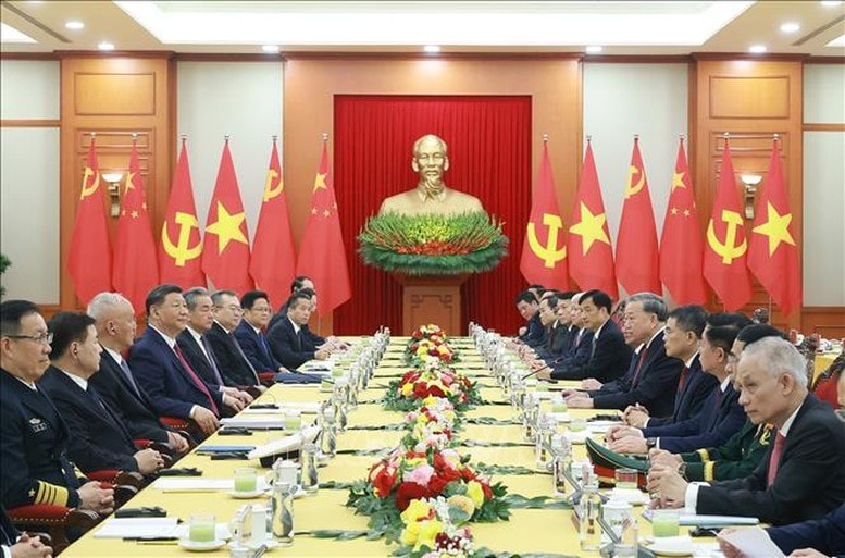 Tổng Bí thư Tô Lâm hội đàm với Tổng Bí thư, Chủ tịch nước Trung Quốc Tập Cận Bình- Ảnh 2.