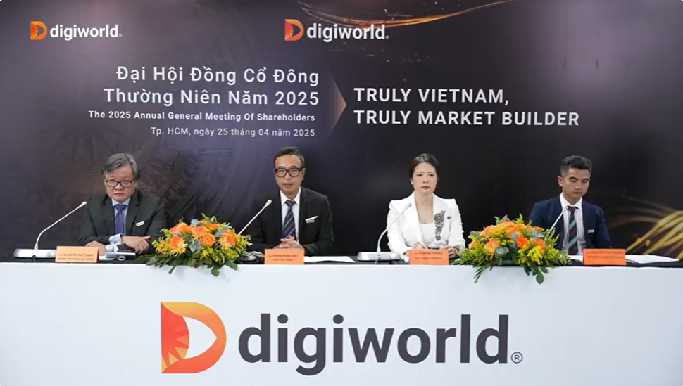 Chủ tịch Digiworld: Chính sách thuế quan không ảnh hưởng đến công ty, sẽ tăng tốc các ngành hàng mới