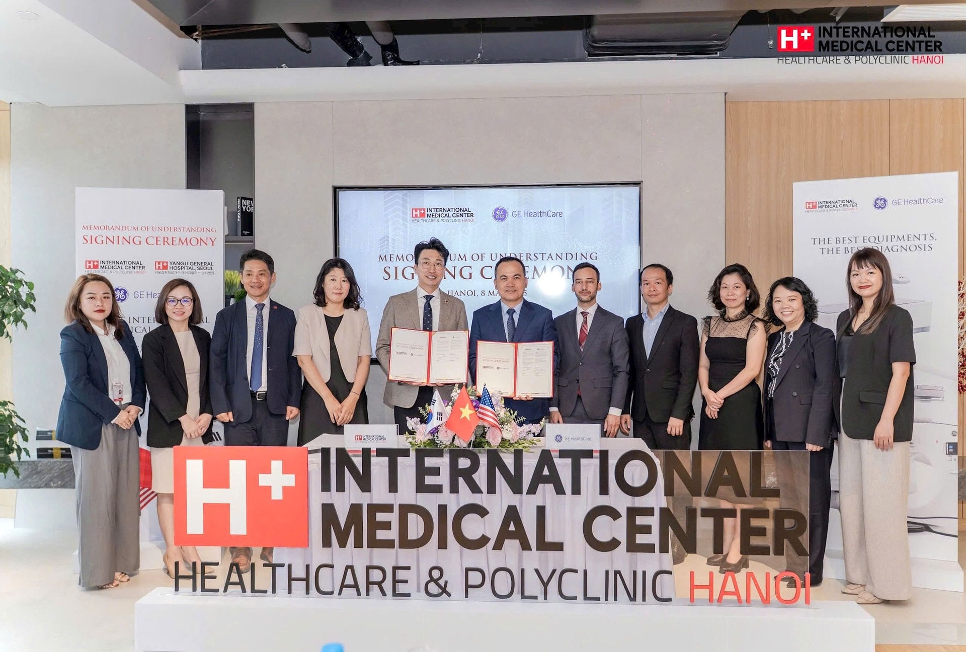GE HealthCare và H PLUS International Medical Center hợp tác chiến lược về nâng cao năng lực y tế