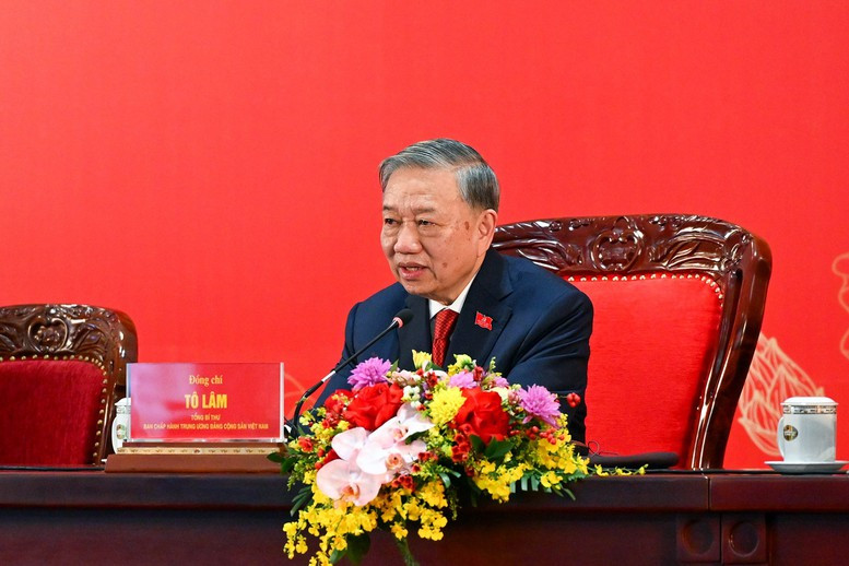 Tổng Bí thư Tô Lâm chủ trì Họp báo quốc tế thông báo kết quả Đại hội XIV của Đảng- Ảnh 4.