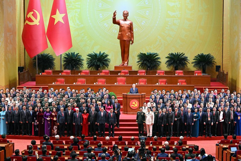 Thông cáo báo chí phiên bế mạc Đại hội đại biểu toàn quốc lần thứ XIV của Đảng- Ảnh 1.