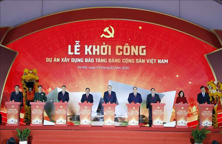 Tổng Bí thư Tô Lâm dự Lễ khởi công dự án xây dựng Bảo tàng Đảng Cộng sản Việt Nam- Ảnh 3.
