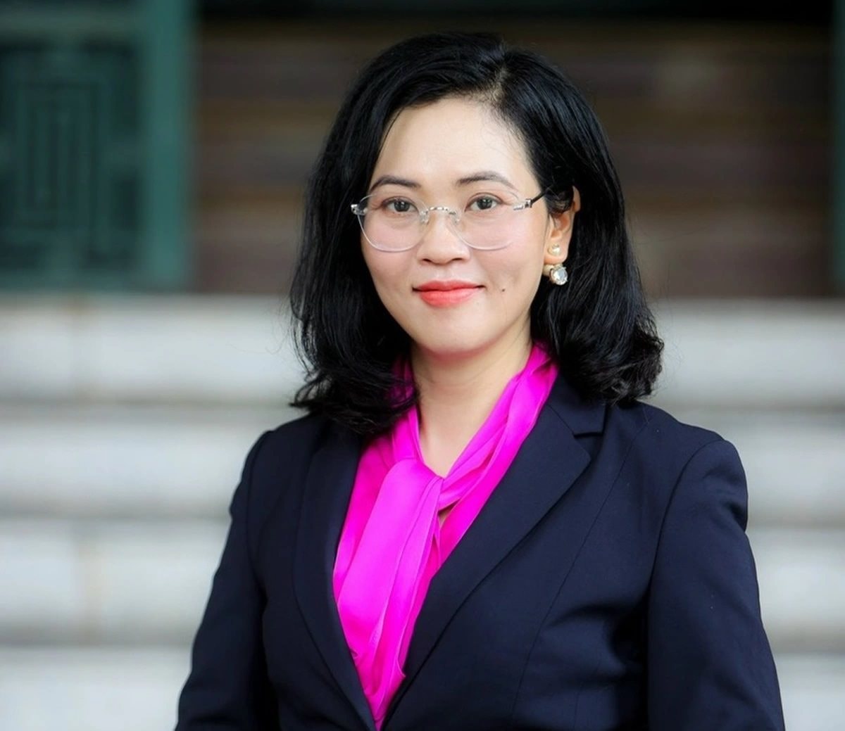 Bà Lê Thị Thuý Sen - Tổng biên tập Thời báo Ngân hàng