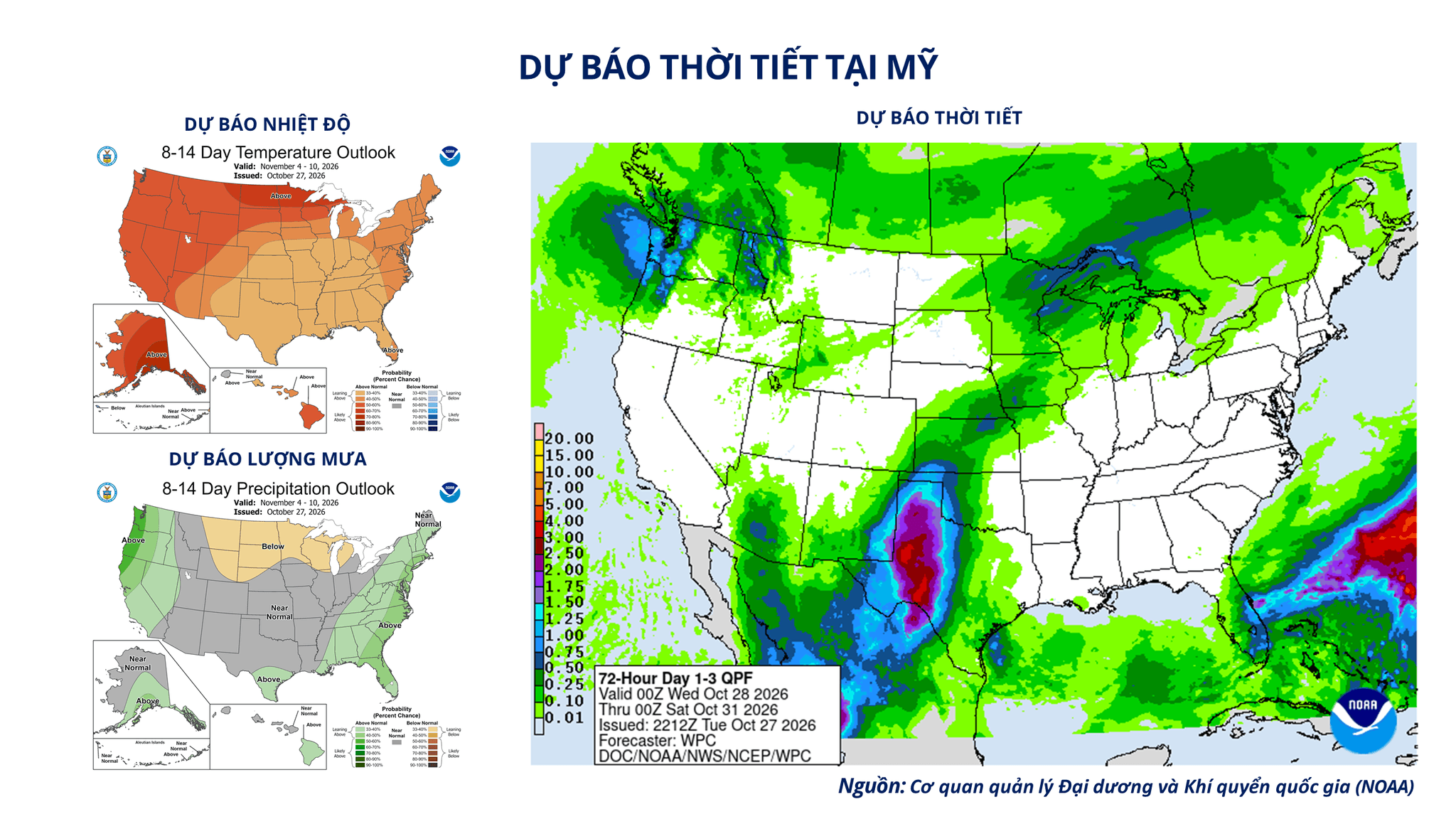 Ảnh 3_ Dự báo thời tiết Mỹ