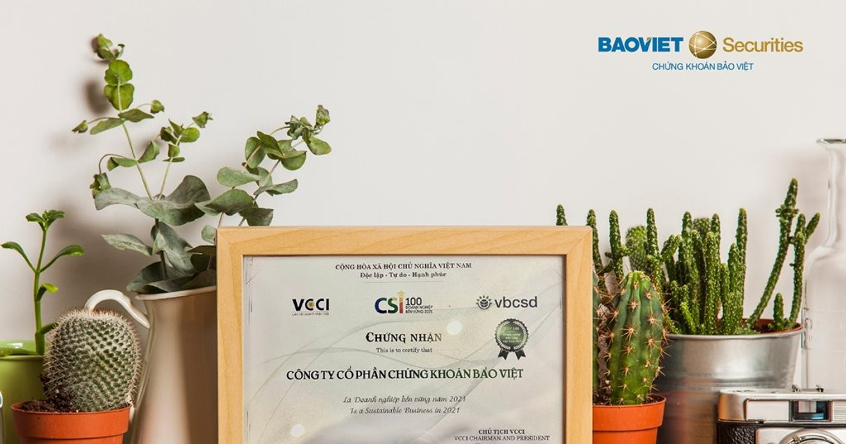 BVSC được vinh danh trong Top 100 doanh nghiệp bền vững năm thứ liên tiếp