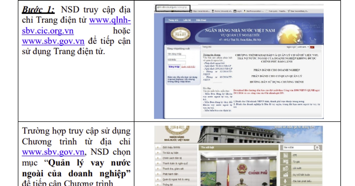 QLNH SBV GOV VN HỖ TRỢ QUẢN LÝ NGOẠI HỐI CHO DOANH NGHIỆP