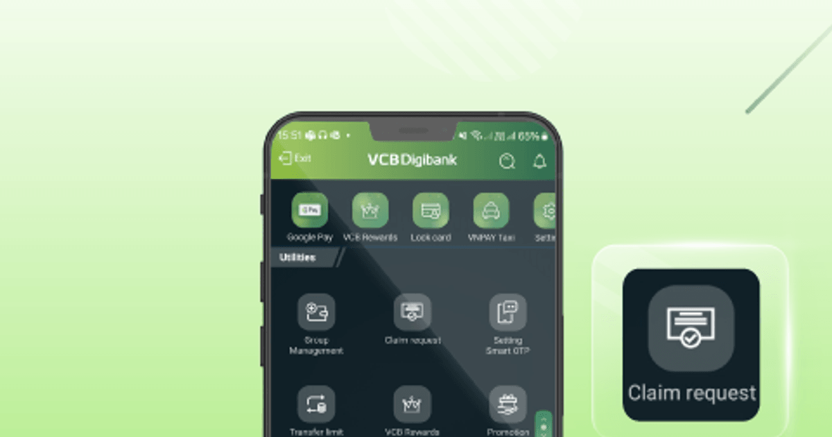 Hướng dẫn thực hiện tra soát trực tuyến trên VCB Digibank