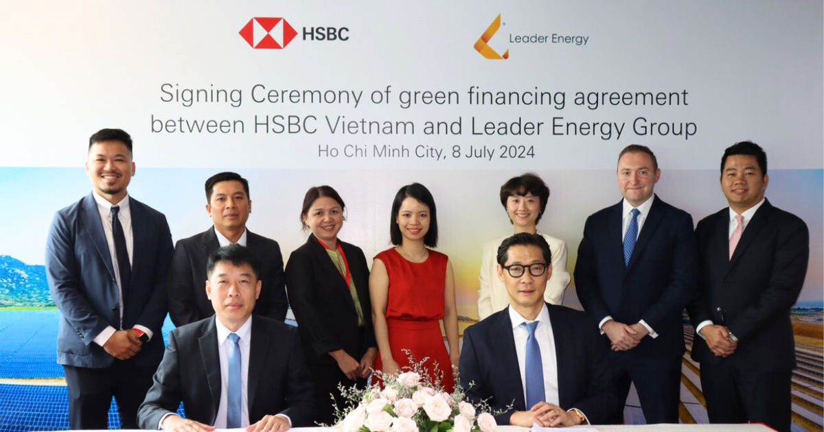 HSBC và Leader Energy công bố khoản vay 593 tỷ đồng hỗ trợ phát triển các dự án năng lượng tái tạo