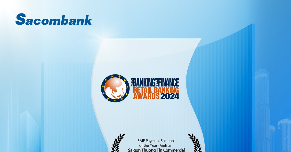 Sacombank tiếp tục được The Asian Banking and Finance vinh danh