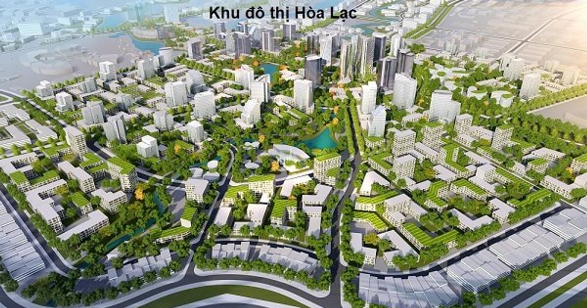 Hà Nội phê duyệt đồ án quy hoạch phân khu đô thị Hòa Lạc rộng gần 700 ha