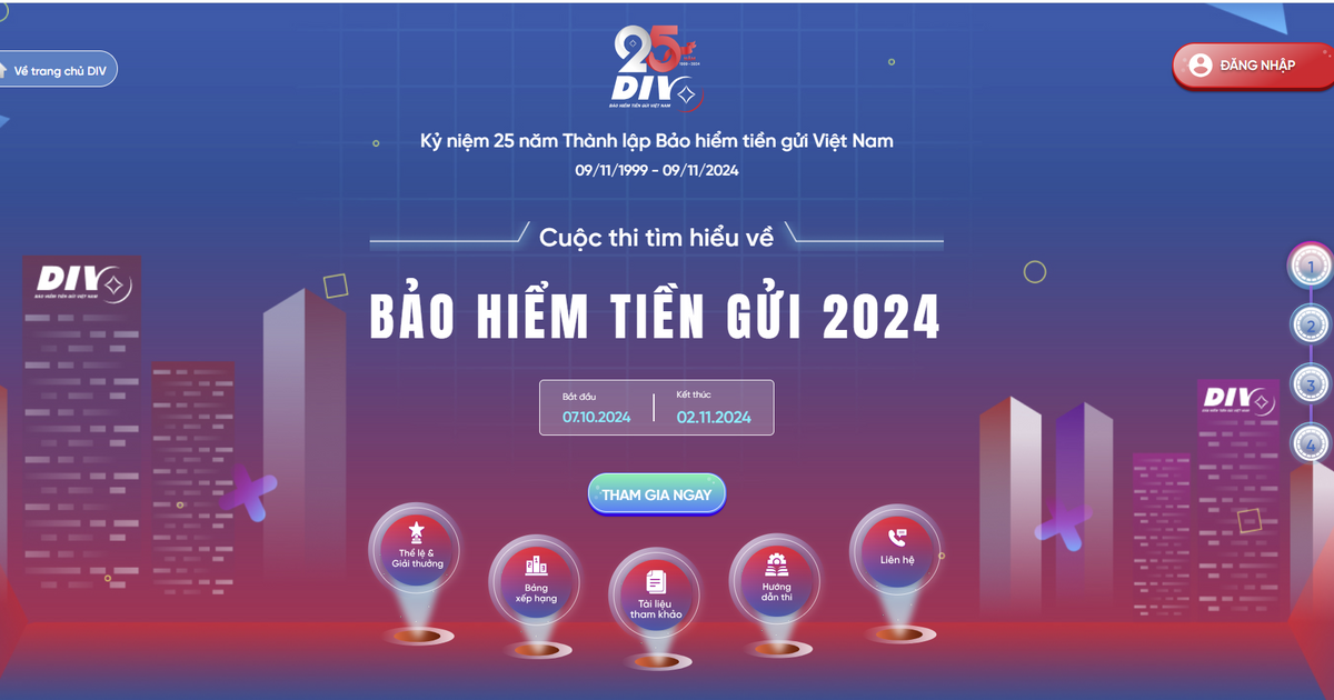 Hiệp hội Ngân hàng kêu gọi hội viên tham gia Cuộc thi trực tuyến Tìm hiểu về Bảo hiểm tiền gửi