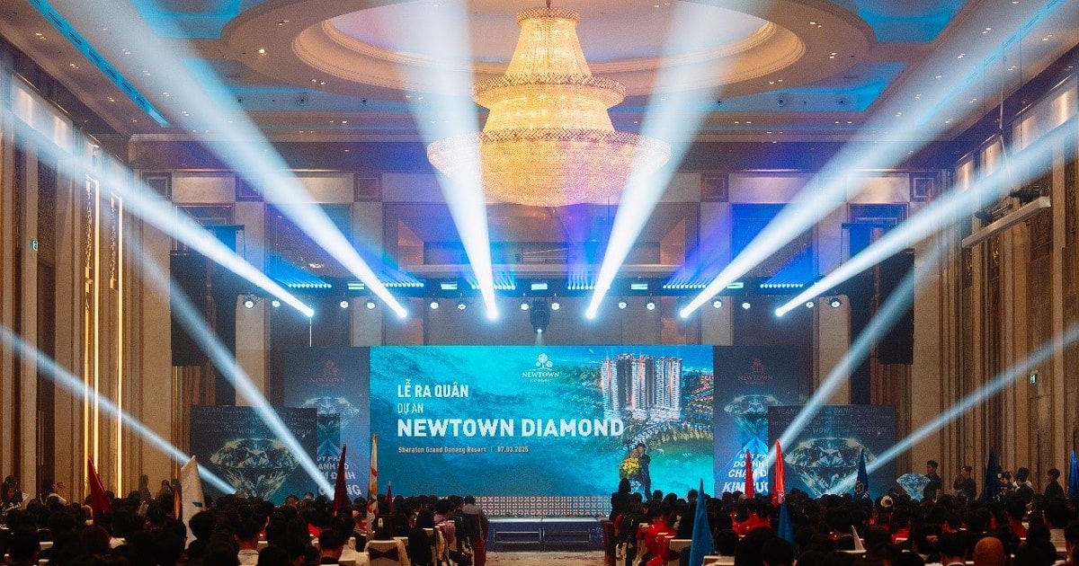 Bùng nổ tinh thần bứt phá trong lễ ra quân năm 2025 của tổ hợp căn hộ cao cấp Newtown Diamond tại Đà Nẵng