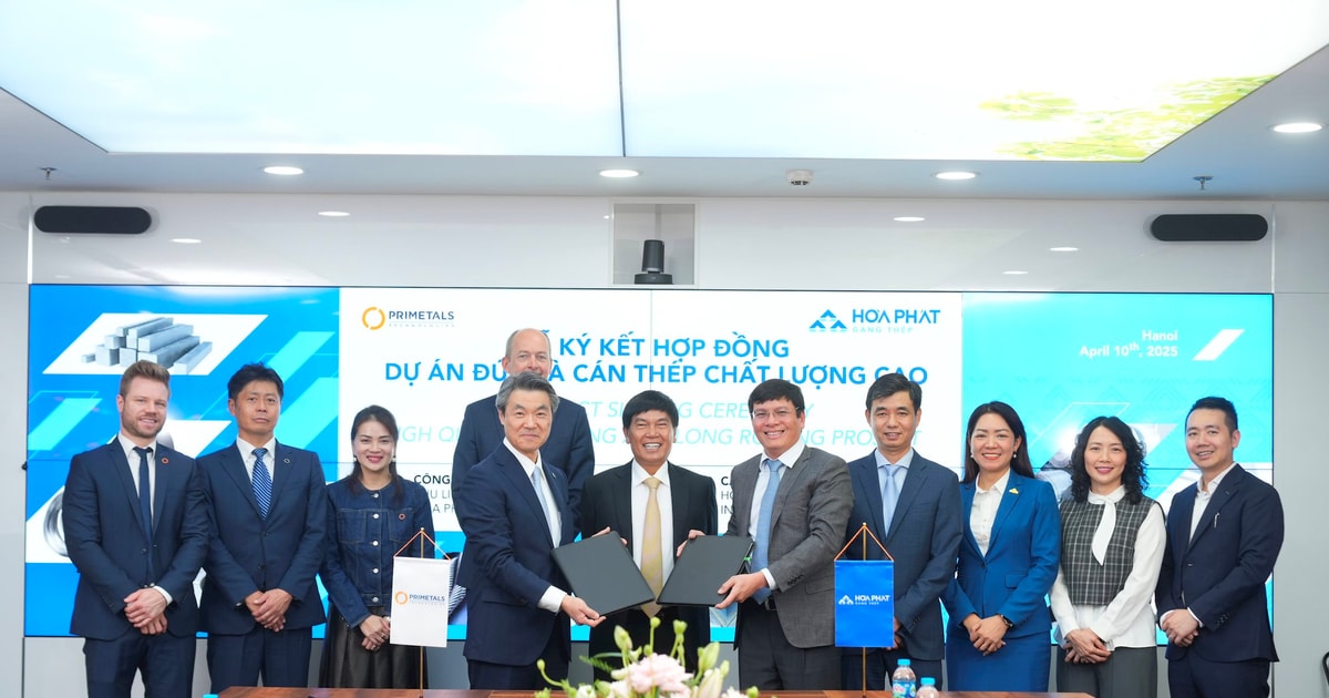 Hòa Phát bắt tay với tập đoàn Anh đầu tư dây chuyền đúc, cán thép chất lượng cao, tự tin tham gia làm đường sắt cao tốc