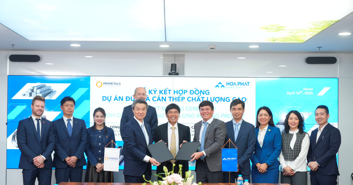 Hòa Phát bắt tay với tập đoàn Anh đầu tư dây chuyền đúc, cán thép chất lượng cao, tự tin tham gia làm đường sắt cao tốc