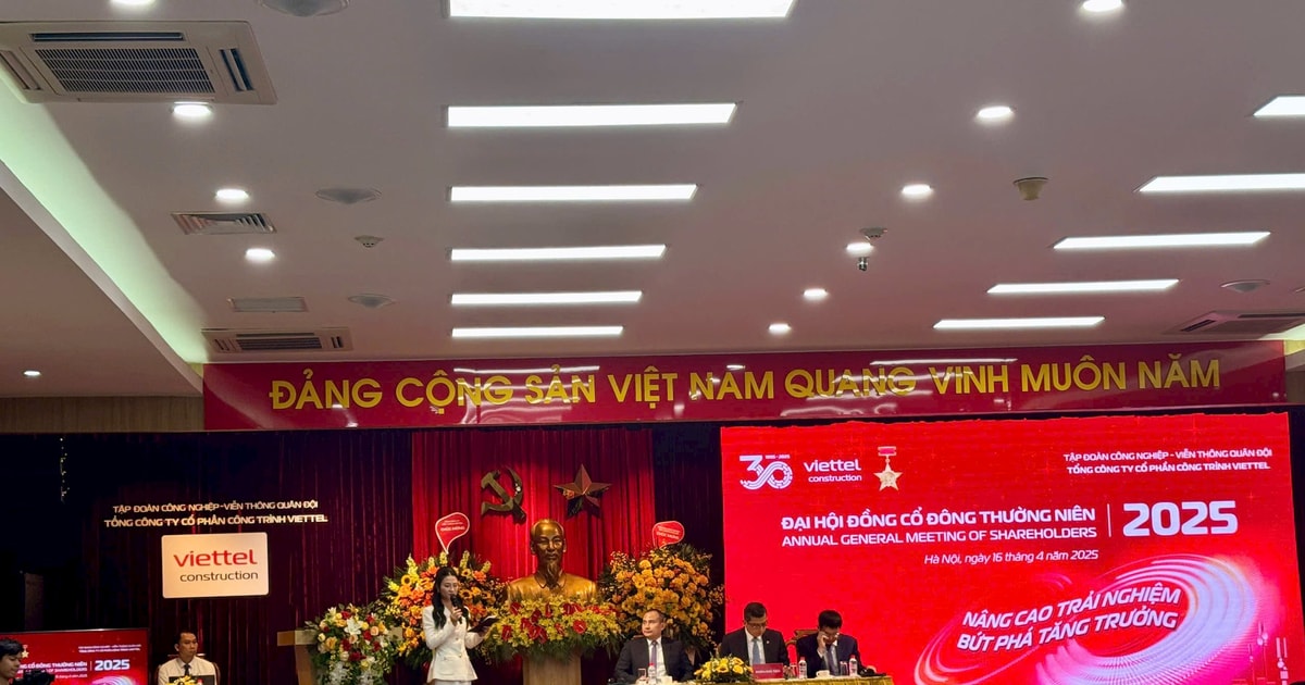 ĐHĐCĐ Viettel Construction: Mục tiêu lợi nhuận tăng 7,4%, lên kế hoạch tham gia các dự án đường sắt cao tốc, sân bay