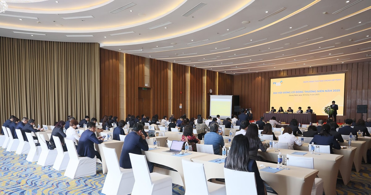 ĐHĐCĐ PVcomBank: Bước chuyển mạnh mẽ từ nền tảng số đến hiệu quả kinh doanh