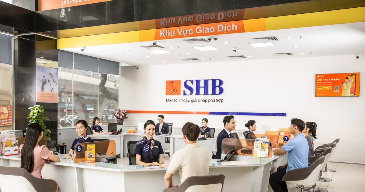 SHB lãi gần 4.400 tỷ đồng quý I, đạt 30% kế hoạch năm, dự kiến tổng tỷ lệ cổ tức 2024-2025 là 36%
