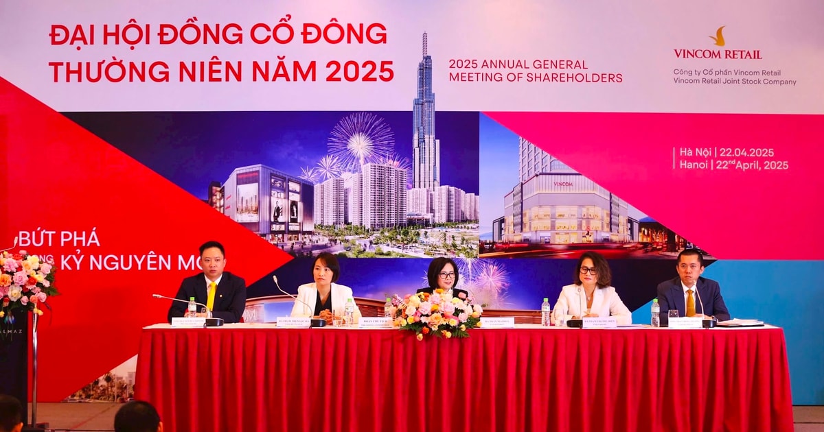 ĐHĐCĐ Vincom Retail: Thuế đối ứng không ảnh hưởng trực tiếp Vincom Retail, lượng khách tăng 10% trong quý I