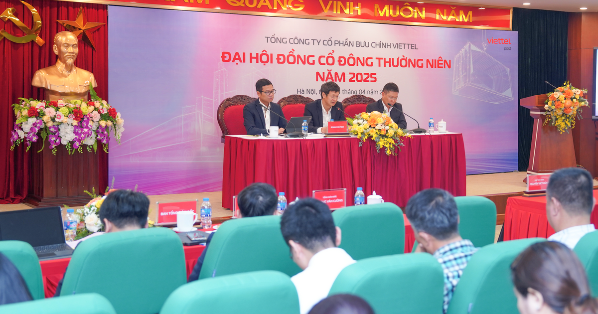 ĐHĐCĐ Viettel Post: Mục tiêu tăng trưởng thận trọng, doanh thu chỉ tăng 1% năm 2025
