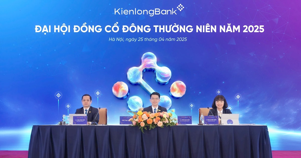 ĐHĐCĐ thường niên KienlongBank: Thông qua kế hoạch tăng trưởng 24% năm 2025