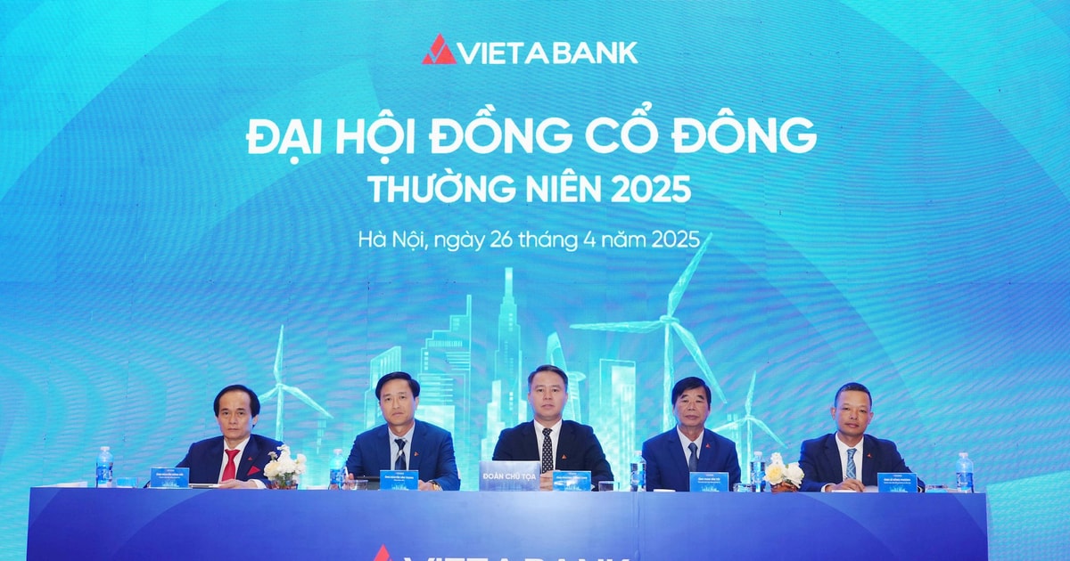 ĐHĐCĐ VietABank: Đặt mục tiêu lợi nhuận trên 1.300 tỷ đồng, tăng vốn điều lệ lên 11.582 tỷ đồng