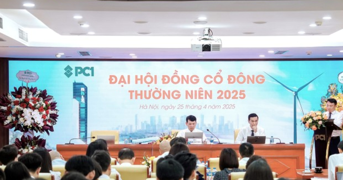 ĐHĐCĐ PC1: Mục tiêu lợi nhuận 2025 tăng 18%, hướng tới mức vốn hoá tỷ USD vào năm 2028