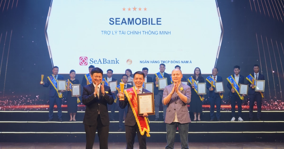 Ngân hàng số SeAMobile được xếp hạng 5 sao tại Giải thưởng Sao Khuê 2025