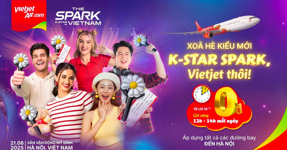 Bay cùng Vietjet, hết mình với đại nhạc hội Kpop hoành tráng nhất mùa hè 2025
