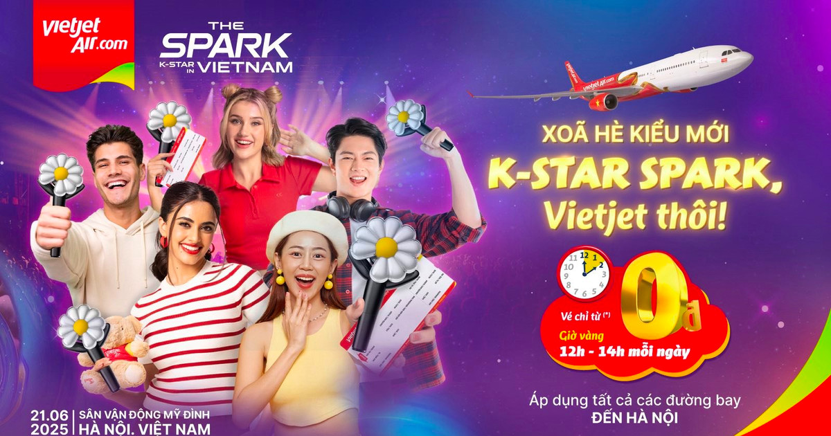 Bay cùng Vietjet, hết mình với đại nhạc hội Kpop hoành tráng nhất mùa hè 2025