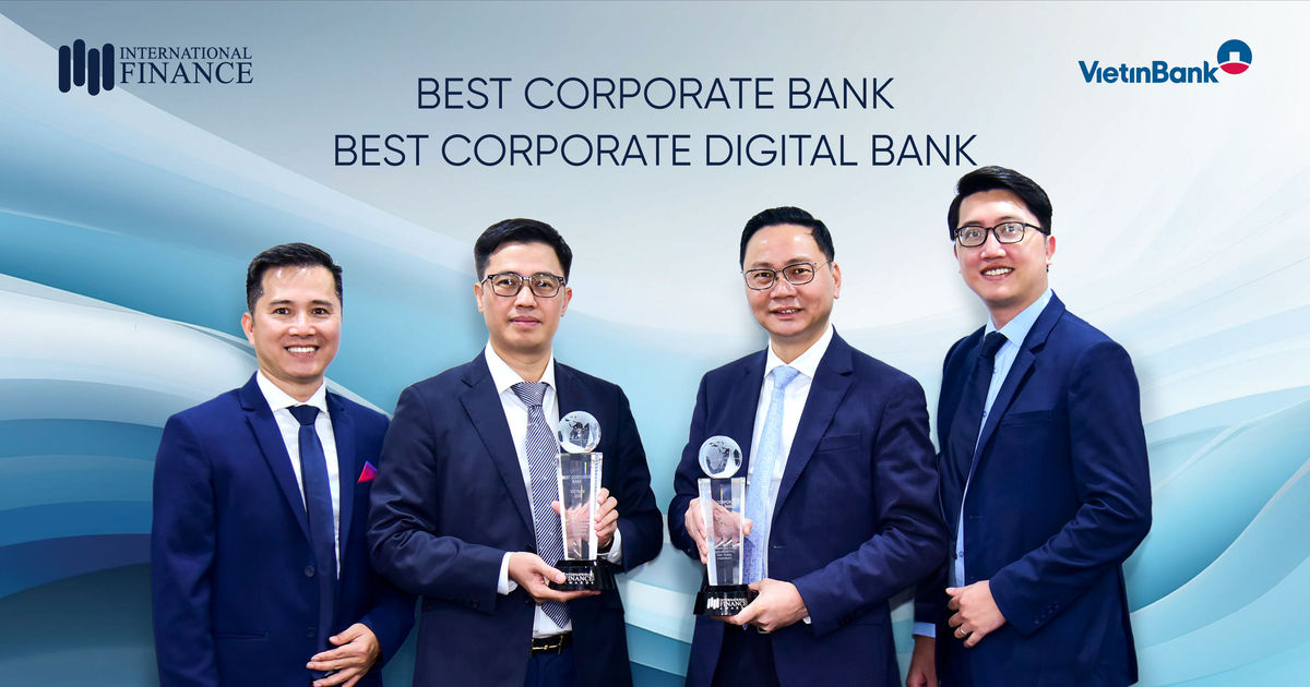 VietinBank nhận giải thưởng quốc tế dành cho ngân hàng doanh nghiệp