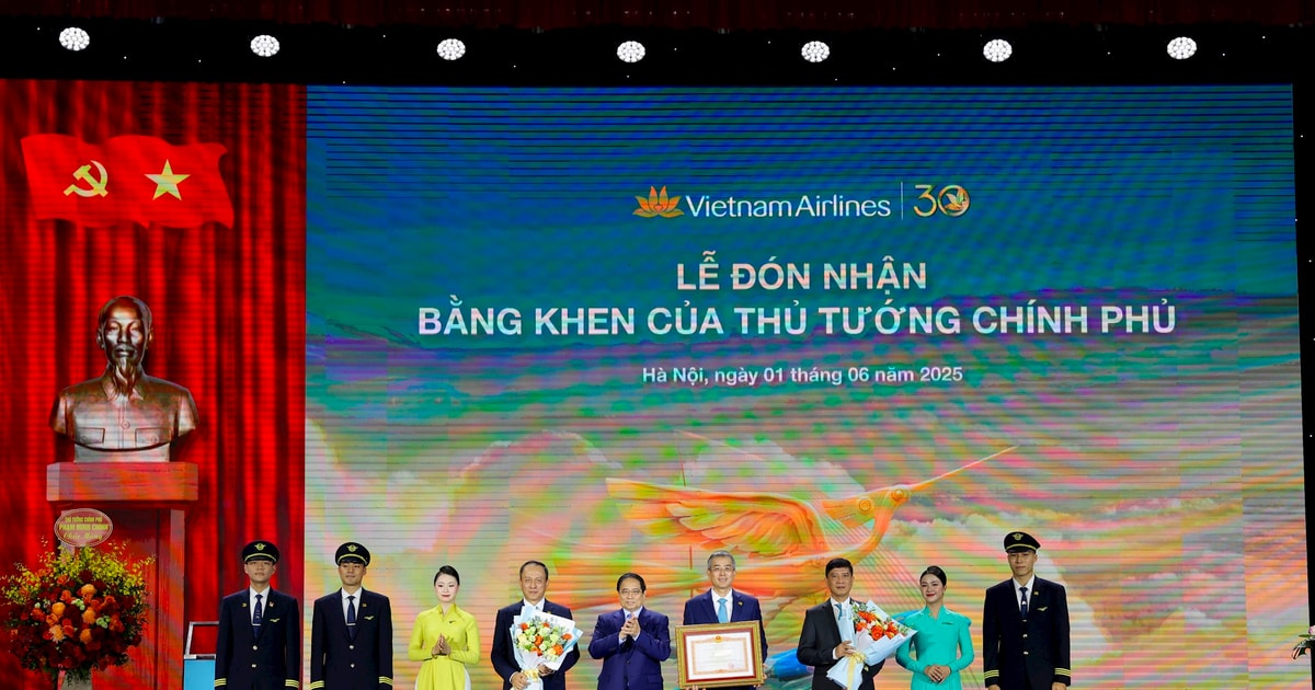 Dấu ấn 30 năm: Vietnam Airlines được Thủ tướng Chính phủ ghi nhận bằng phần thưởng cao quý