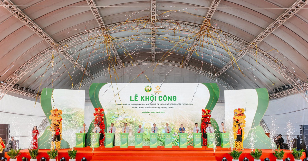 Sun Group khởi công Tổ hợp nghỉ dưỡng khoáng nóng lớn nhất miền Bắc tại Hòa Bình