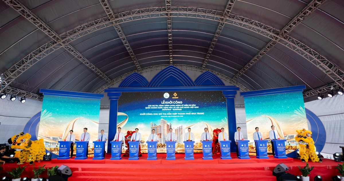 Sun Group khởi công dự án khu đô thị hơn 17.000 tỷ đồng tại Khánh Hòa
