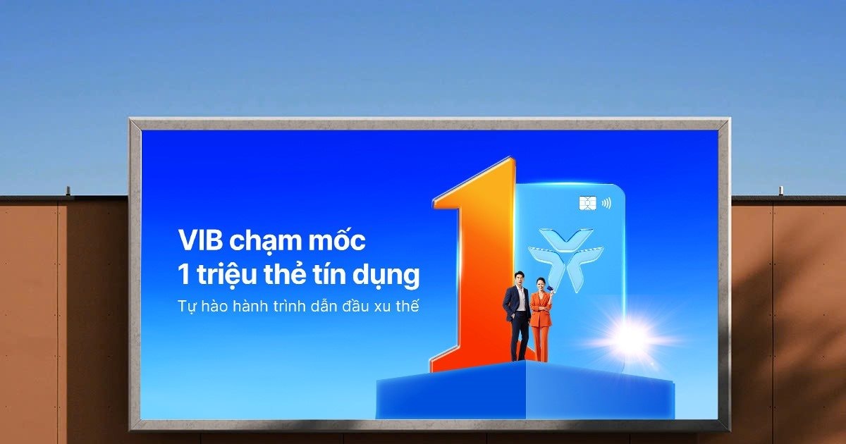 VIB cán mốc 1 triệu thẻ tín dụng: Khẳng định vị thế dẫn đầu