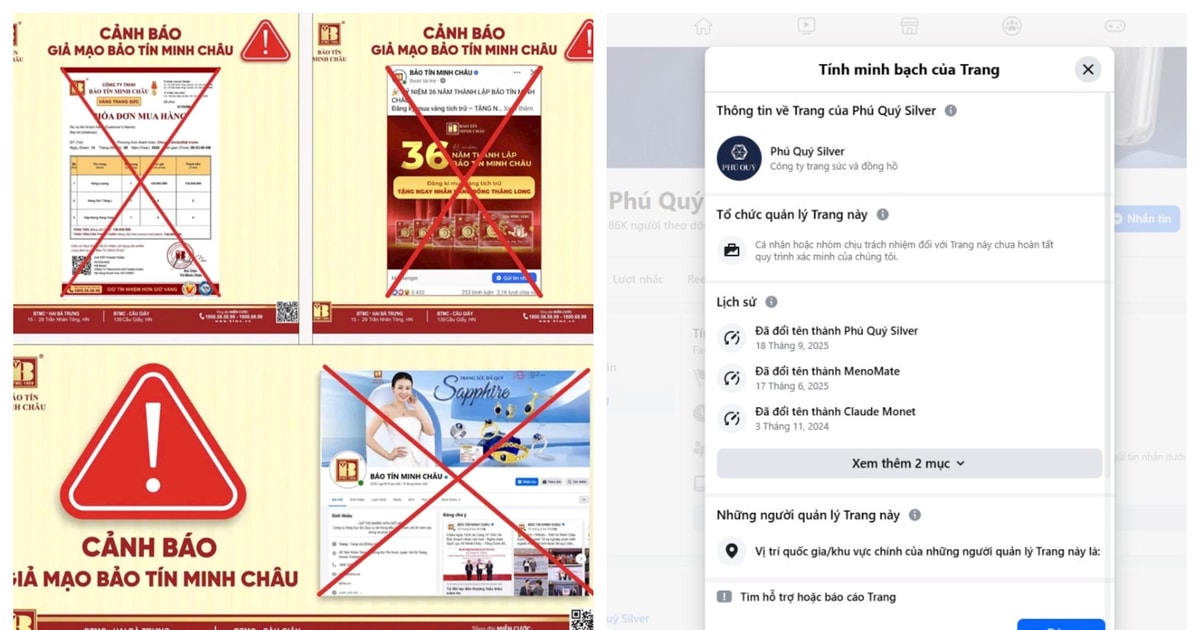 Phú Quý, Bảo Tín Minh Châu cảnh báo tình trạng lừa đảo qua Facebook
