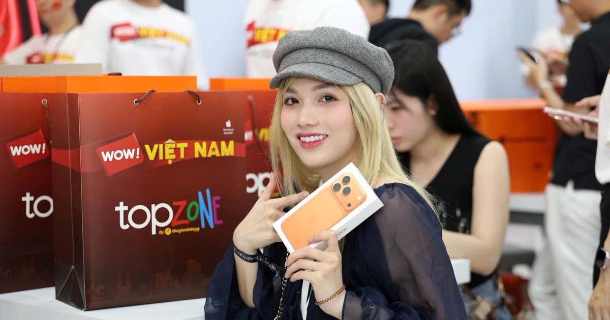 Khách Việt háo hức nhận iPhone 17 cùng ngày với thị trường Mỹ