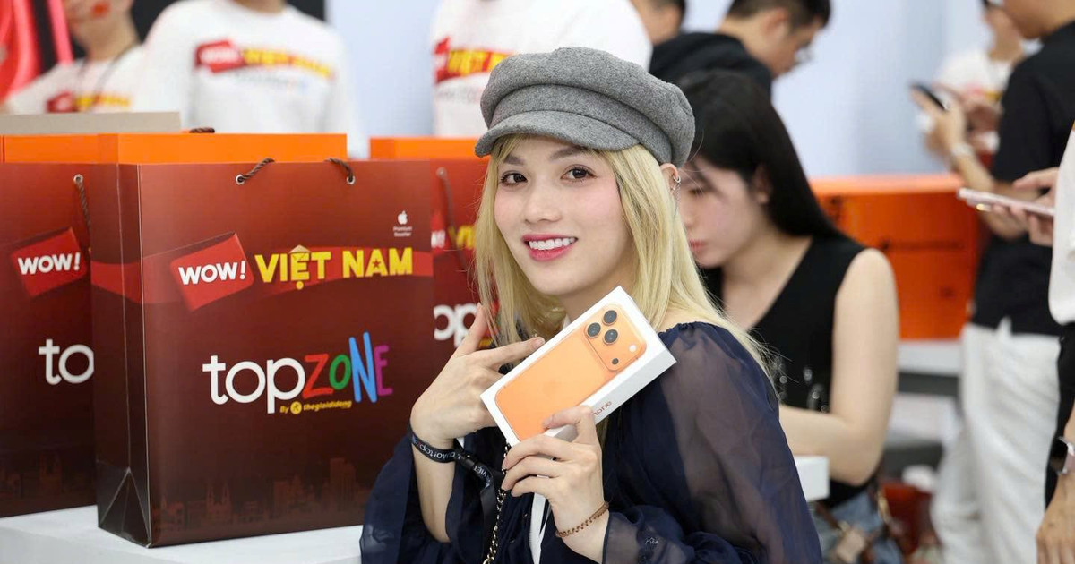 Khách Việt háo hức nhận iPhone 17 cùng ngày với thị trường Mỹ