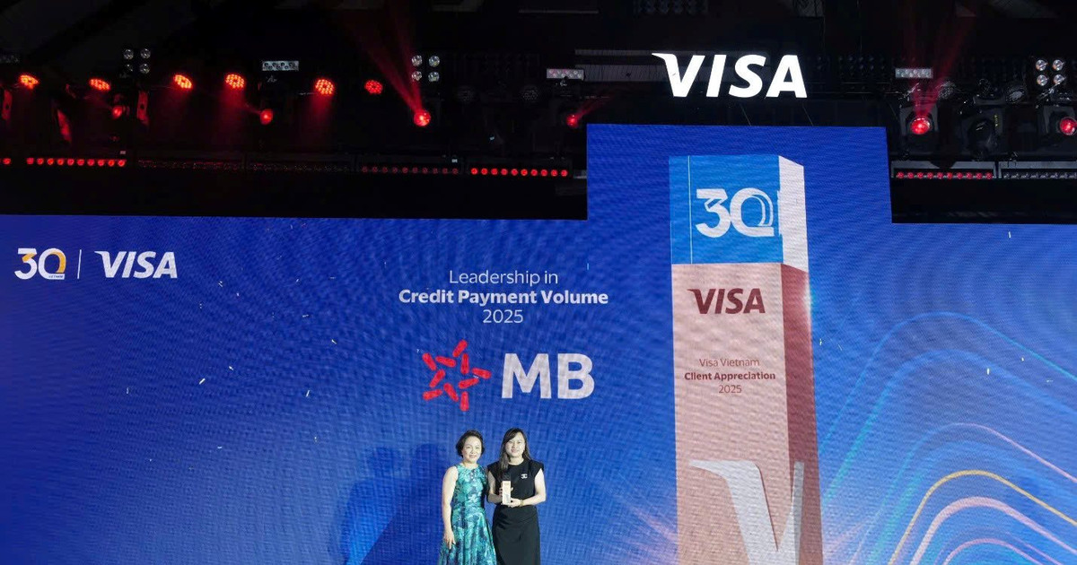 MB nhận 4 giải thưởng danh giá từ Visa