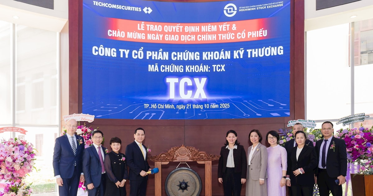 2,31 tỷ cổ phiếu TCX chính thức niêm yết HOSE ngày 21/10