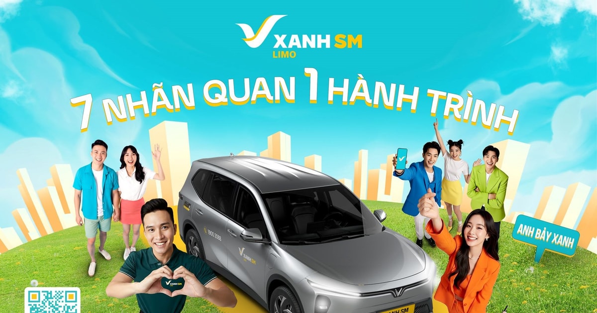 Xanh SM ra mắt dịch vụ taxi điện 7 chỗ cao cấp Xanh SM Limo