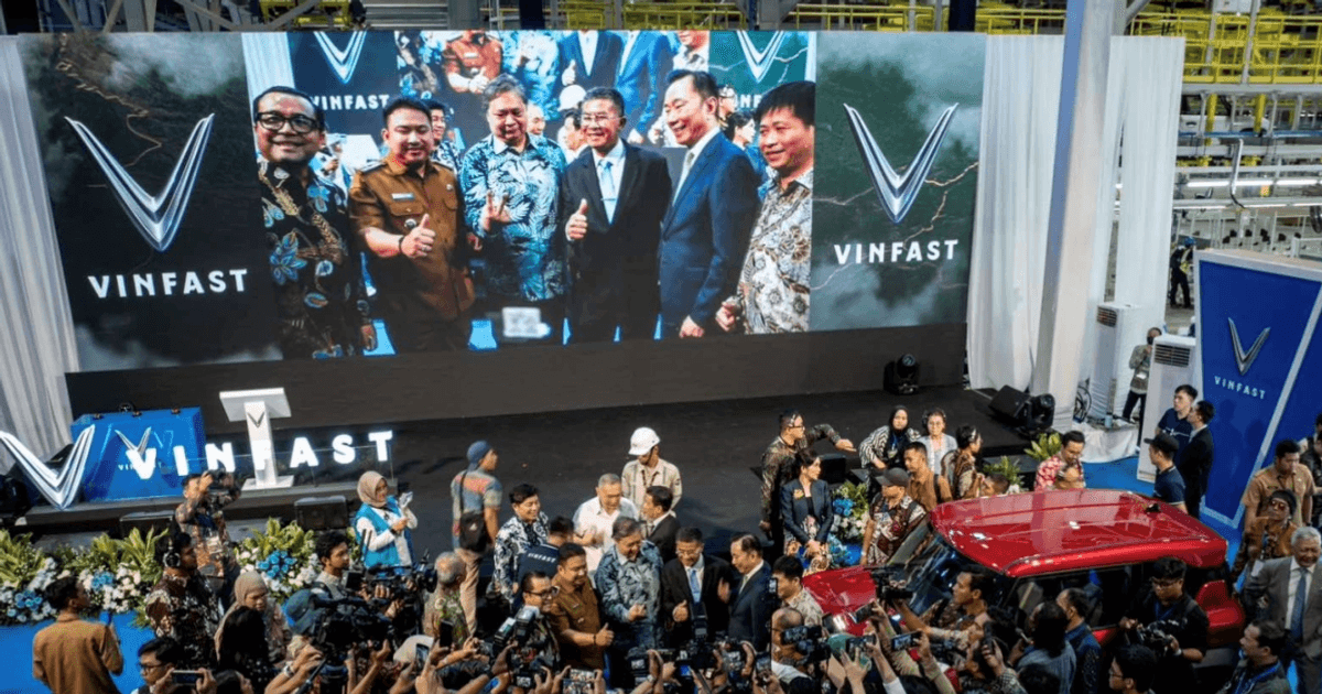 VinFast khánh thành nhà máy xe điện hơn 1 tỷ USD tại Indonesia